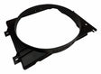 Fits 1997-2006 Jeep Wrangler TJ Wrangler Engine Cooling Fan Shroud; 52027925AC black