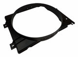 Fits 1997-2006 Jeep Wrangler TJ Wrangler Engine Cooling Fan Shroud; 52027925AC black