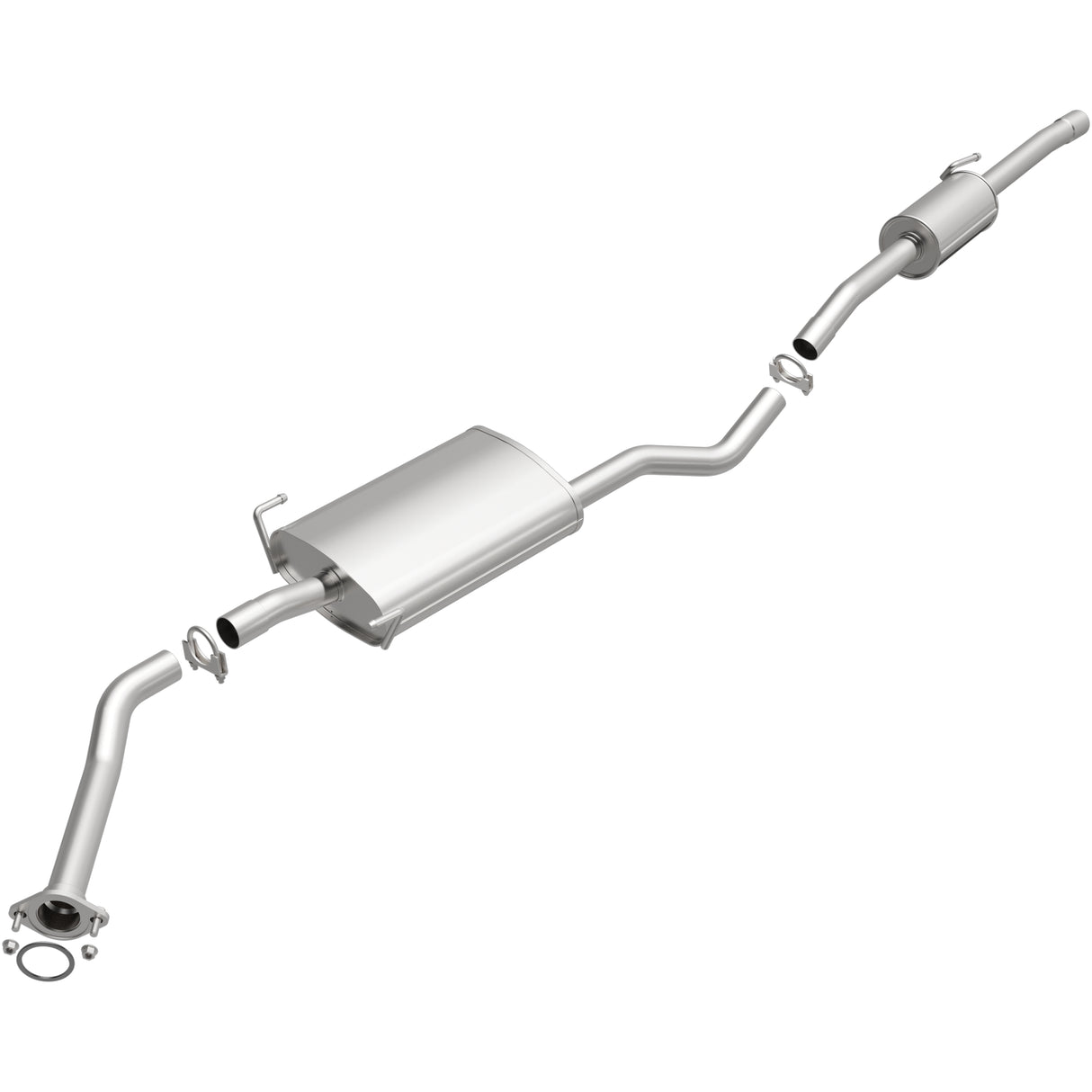 Fits 1998-2000 Toyota Sienna 3.0L Direct-Fit Replacement Exhaust System 106-0254 aluminized steel