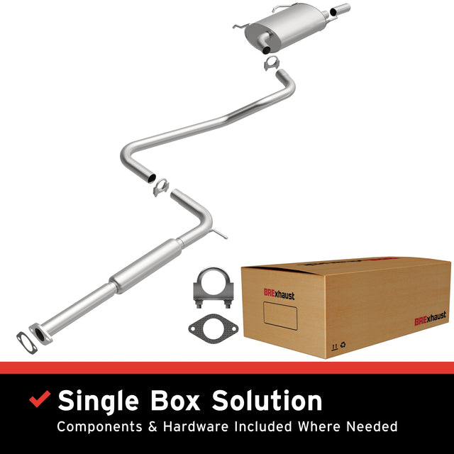 Fits 1998-2001 Nissan Altima 2.4L Direct-Fit Replacement Exhaust System 106-0396 stainless steel