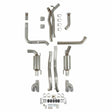 Hooker BlackHeart Fits 1998-2002 Chevrolet Camaro; Cat-Back Dual Exhaust System - 70501432-RHKR for 1998-2002 Chevy Firebird black polished stainless steel