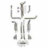 Hooker BlackHeart Fits 1998-2002 Chevrolet Camaro; Cat-Back Dual Exhaust System - 70501432-RHKR for 1998-2002 Chevy Firebird black polished stainless steel