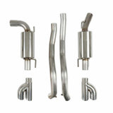Hooker Fits 1998-2002 Chevrolet Camaro; Cat-Back Dual Exhaust System - 70501432-RHKR for 1998-2002 Chevy Camaro