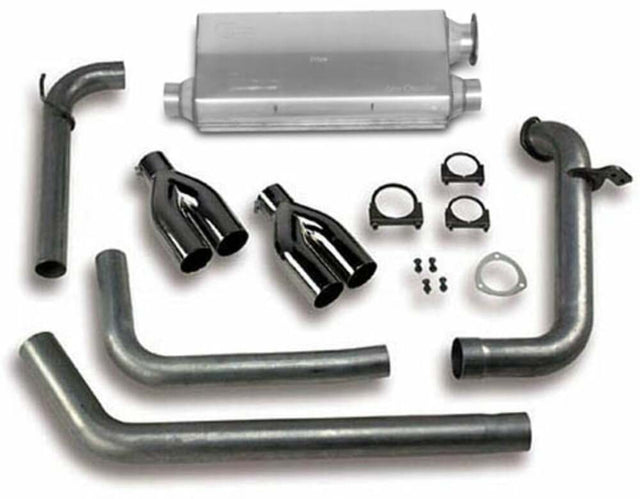 Hooker Super Competition Fits 1998-2002 Chevrolet Camaro; Cat-Back Exhaust System - 16811HKR for 1998-2002 Chevy Firebird polished aluminum