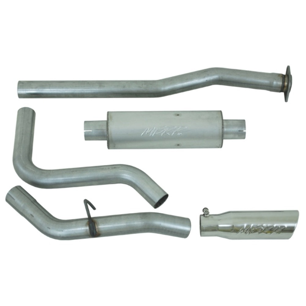 MBRP cat-back exhaust system fits 1998-2002 Ford Ranger single side exit aluminized steel S5226AL 2 inch inlet/outlet