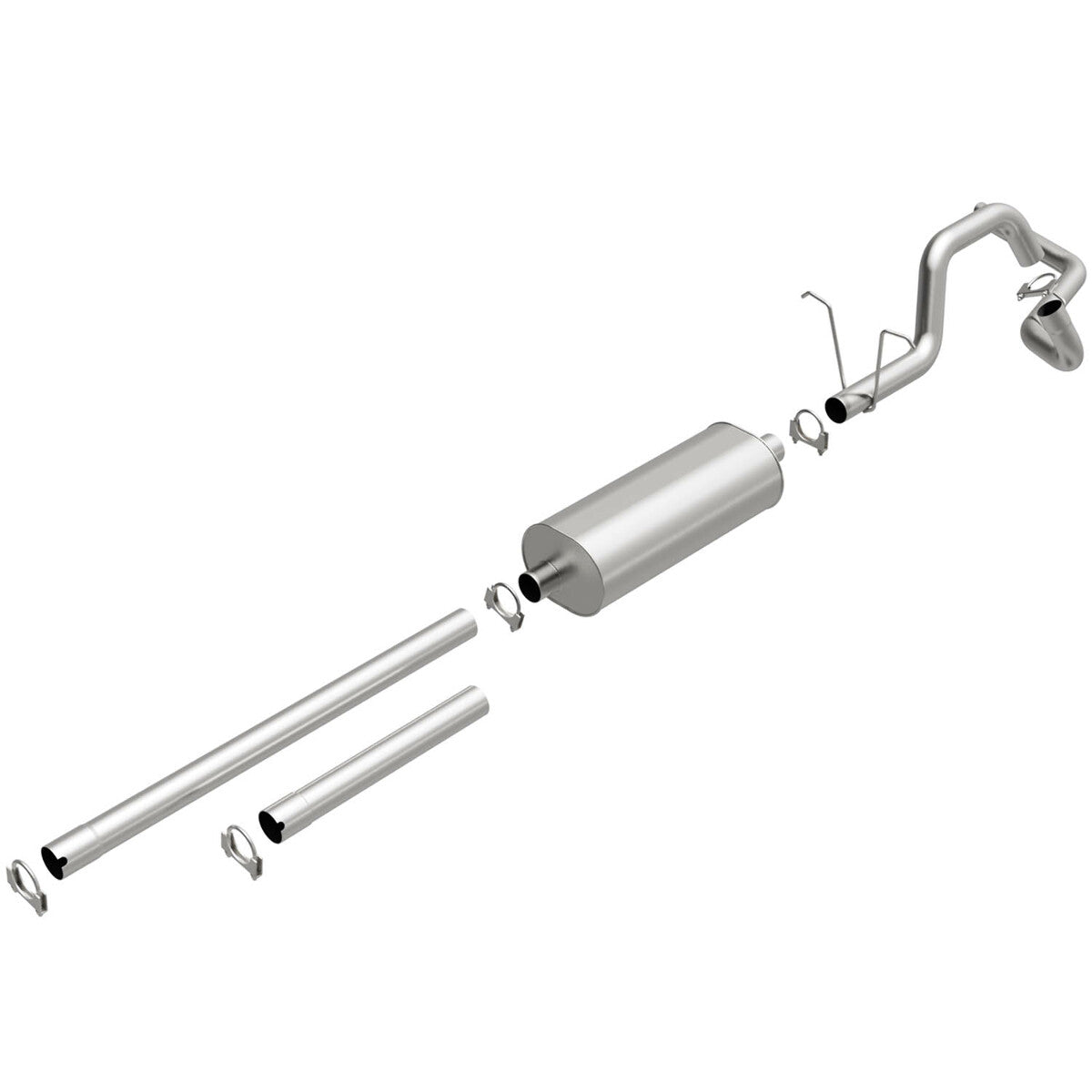 Fits 1998-2004 Ford Direct-Fit Replacement Exhaust System 106-0027 aluminized steel