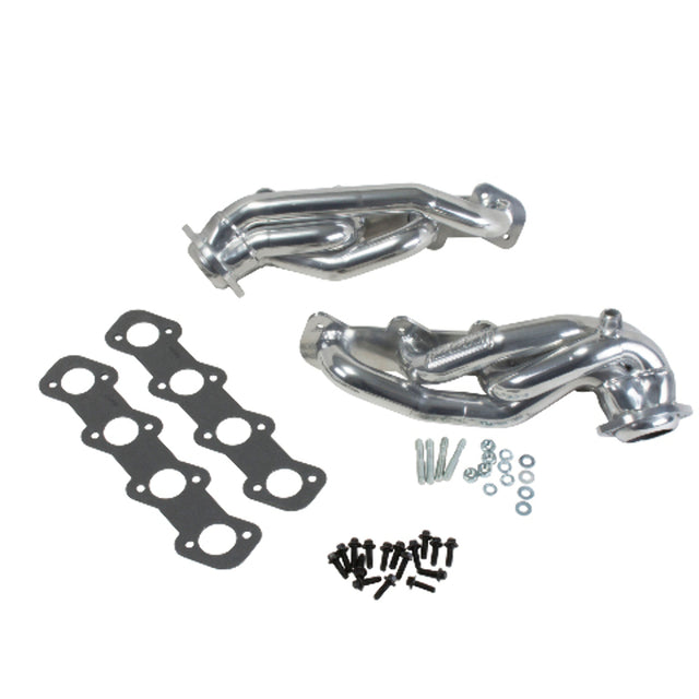 Fits 1999-03 Ford F150/1997-02 Ford Exp 5.4L 1-5/8 Shorty Headers-Silver-35180 for 1999-1903 Ford F-150 ceramic coated chrome