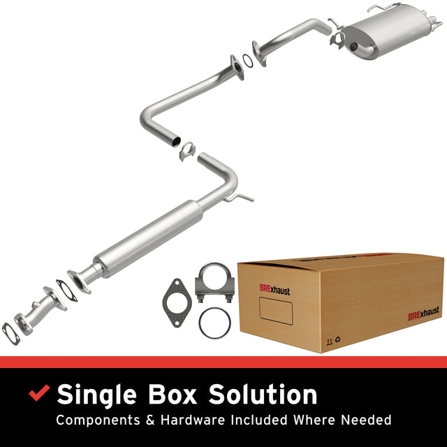 Fits 1999-2000 Nissan Maxima 3.0L Direct-Fit Replacement Exhaust System 106-0571 aluminized steel