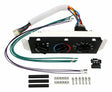 Fits 1999-2001 Jeep Wrangler TJ Wrangler w/ AC HVAC Control Module Panel; 55037473K black