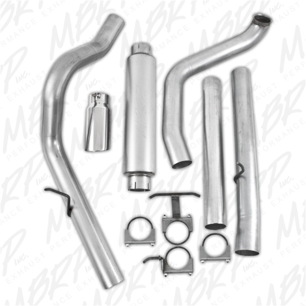 MBRP turbo-back exhaust system fits 1999-2003 Ford F-250 single side exit aluminized steel S6200AL