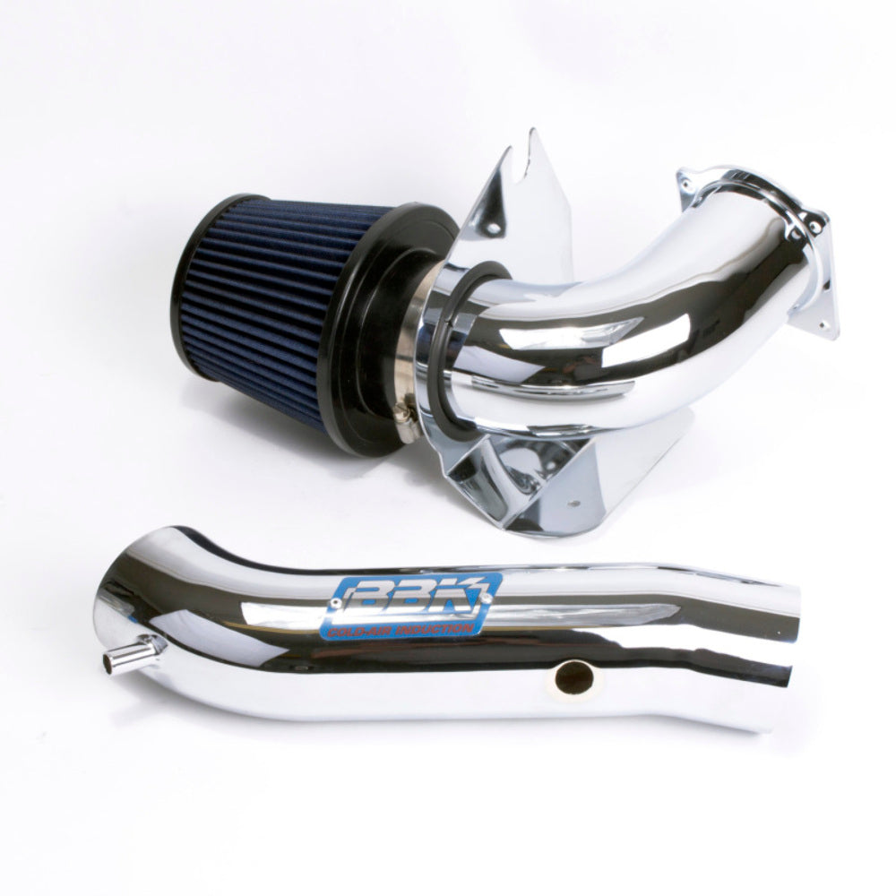 t Fits 1999-2004 Ford Mustang V6 Cold Air Intake Fenderwell Style-Chrome-1719 BBK Performance