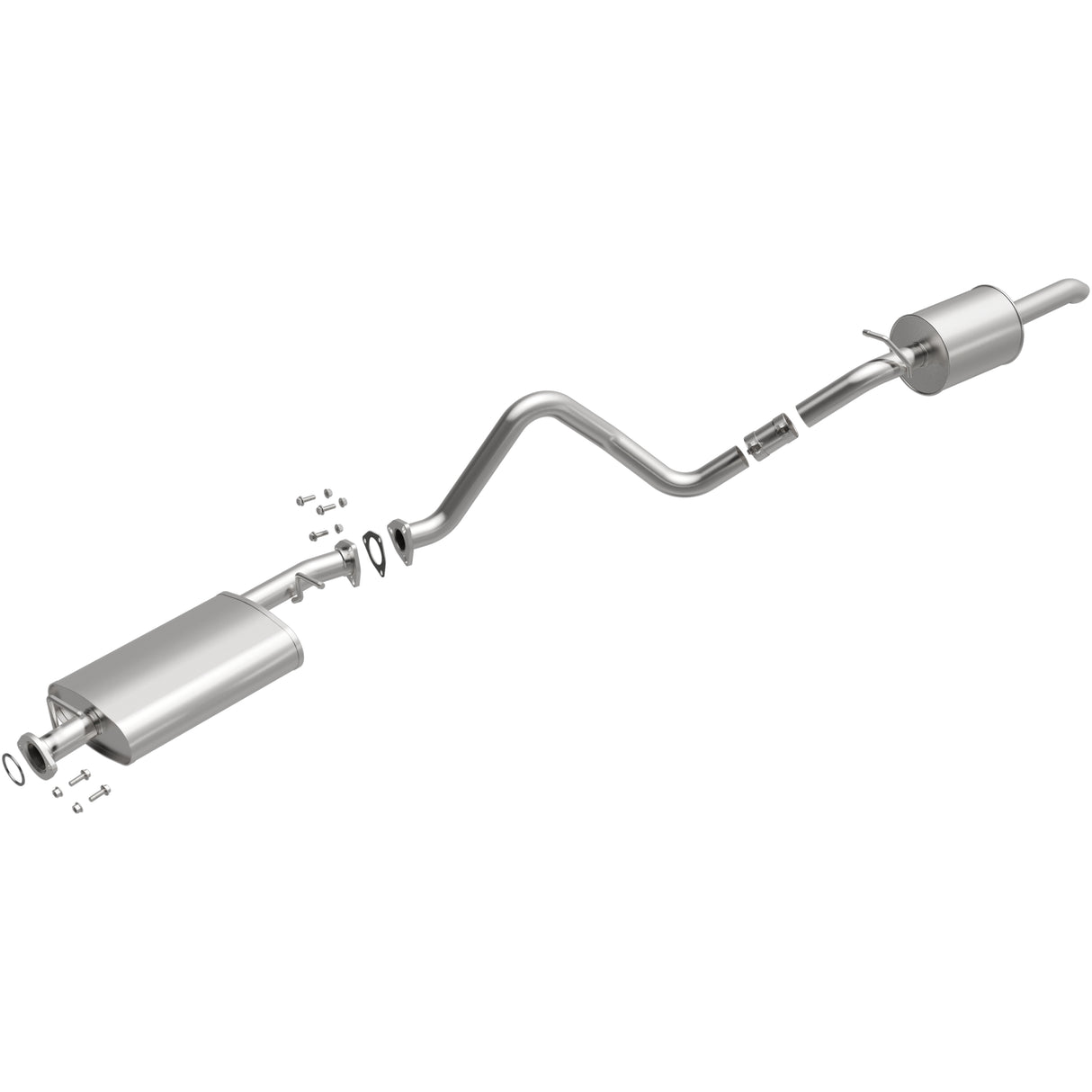 Fits 1999-2004 Land Rover Discovery Direct-Fit Replacement Exhaust 106-0298 aluminized steel