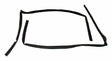 Fits 1999-2004 Jeep Grand Cherokee WJ Grand Cherokee; Door Glass Seal Set -55136024K-CRN