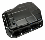 Fits 1999-2004 Jeep Grand Cherokee WJ Grand Cherokee w/ 42RE Transmission Oil Pan; 52118779AD steel black