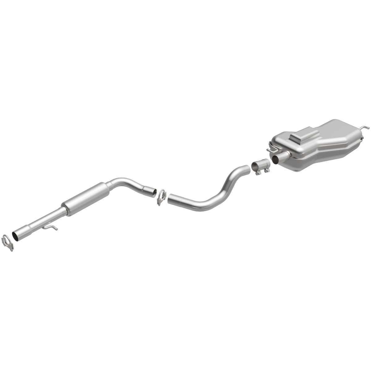 Fits 1999-2010 Volkswagen Direct-Fit Replacement Exhaust System 106-0265 for 1999-2010 VW aluminized steel