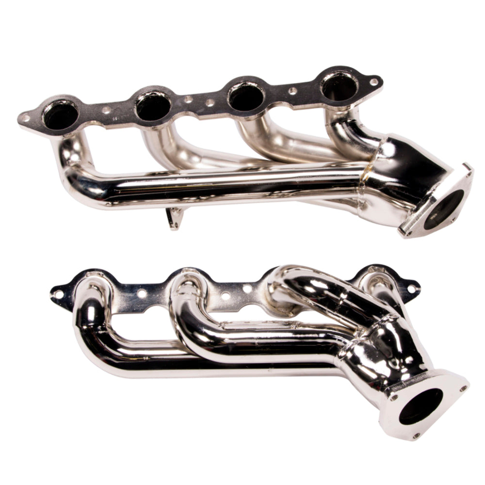 Fits 1999-2013 GM Truck/Suv 6.0L 1-3/4 Shorty Exhaust Headers-Titanium-4006 for 1999-2013 Chevy ceramic coated polished