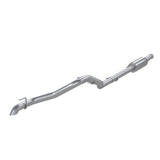 MBRP cat-back exhaust system fits Jeep Gladiator single rear exit aluminized steel S5537AL 2.5 inch inlet/outlet