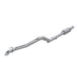 MBRP cat-back exhaust system fits Jeep Gladiator single rear exit aluminized steel S5537AL 2.5 inch inlet/outlet