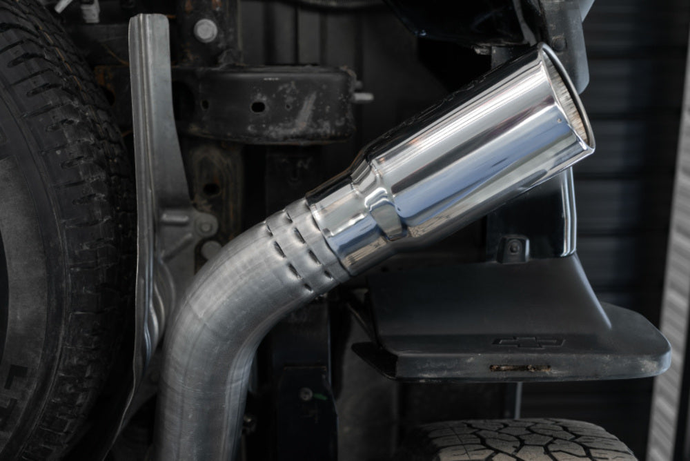 MBRP performance muffler fits Chevy Silverado 2500 single side exit Armor Pro Series T304 stainless steel S6059304