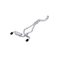 MBRP cat-back exhaust system dual rear exit Armor Pro Series T304 stainless steel carbon fiber tip S43003CF