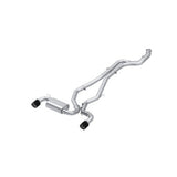 MBRP cat-back exhaust system dual rear exit Armor Pro Series T304 stainless steel carbon fiber tip S43003CF