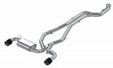 MBRP cat-back exhaust system dual rear exit Armor Pro Series T304 stainless steel carbon fiber tip S43003CF