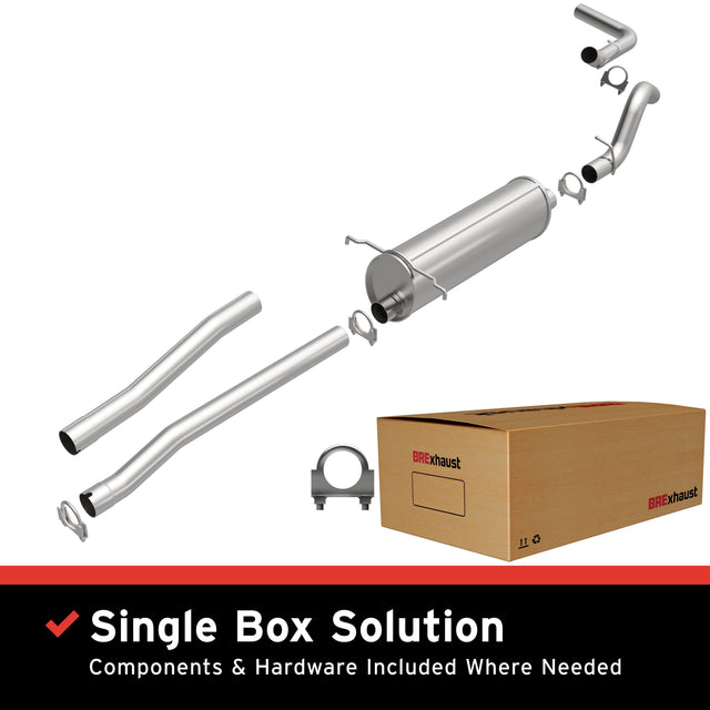 Fits 2000-2003 Dodge Dakota 3.9L Direct-Fit Replacement Exhaust System 106-0610 aluminized steel