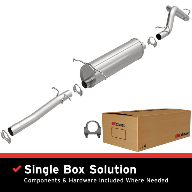 Fits 2000-2003 Dodge Dakota Direct-Fit Replacement Exhaust System 106-0627 aluminized steel