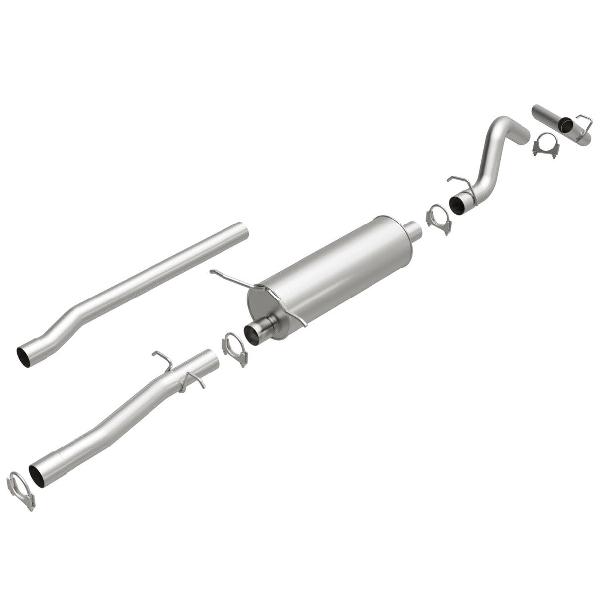 Fits 2000-2003 Dodge Dakota Direct-Fit Replacement Exhaust System 106-0736 aluminized steel