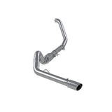 MBRP turbo-back exhaust system fits 2000-2003 Ford single side exit Armor Plus Series T409 stainless steel S6204409 4 inch inlet/outlet
