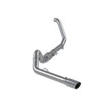 MBRP turbo-back exhaust system fits 2000-2003 Ford single side exit Armor Plus Series T409 stainless steel S6204409 4 inch inlet/outlet