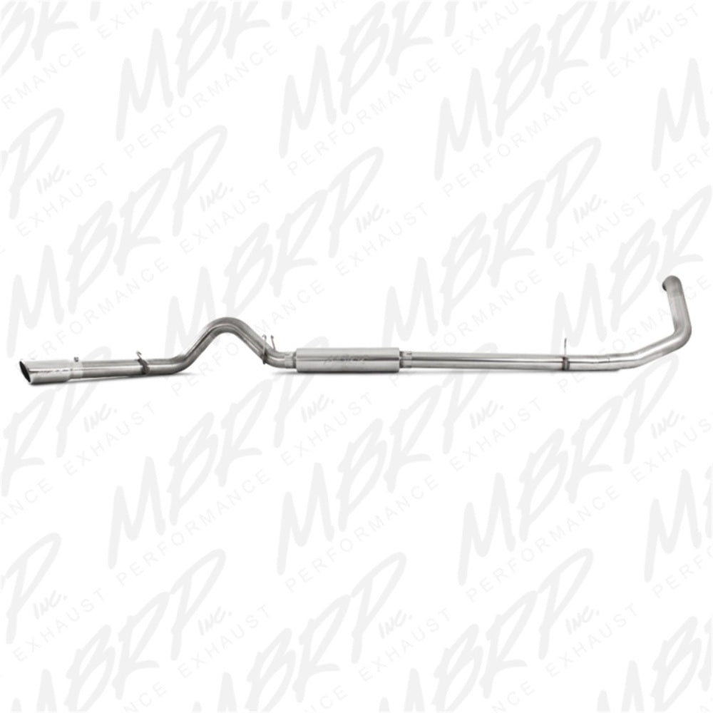 MBRP turbo-back exhaust system fits 2000-2003 Ford single side exit Armor Plus Series T409 stainless steel S6204409 4 inch inlet/outlet