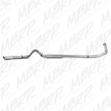 MBRP turbo-back exhaust system fits 2000-2003 Ford single side exit Armor Plus Series T409 stainless steel S6204409 4 inch inlet/outlet