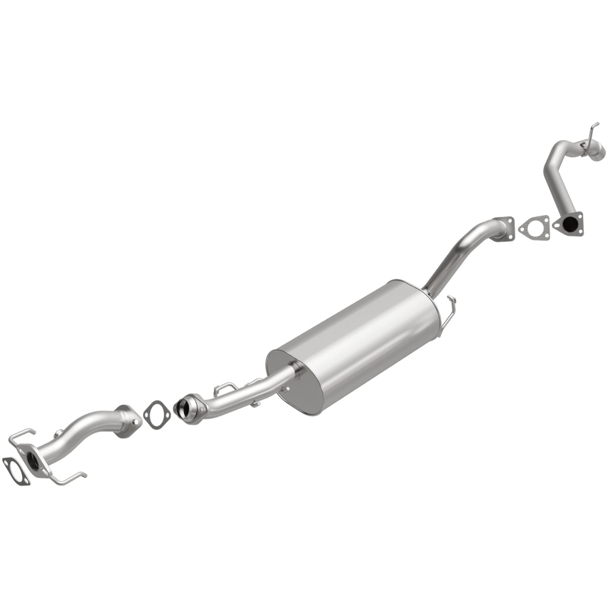 Fits 2000-2003 Mitsubishi Montero Sport Direct-Fit Replacement Exhaust 106-0551 aluminized steel