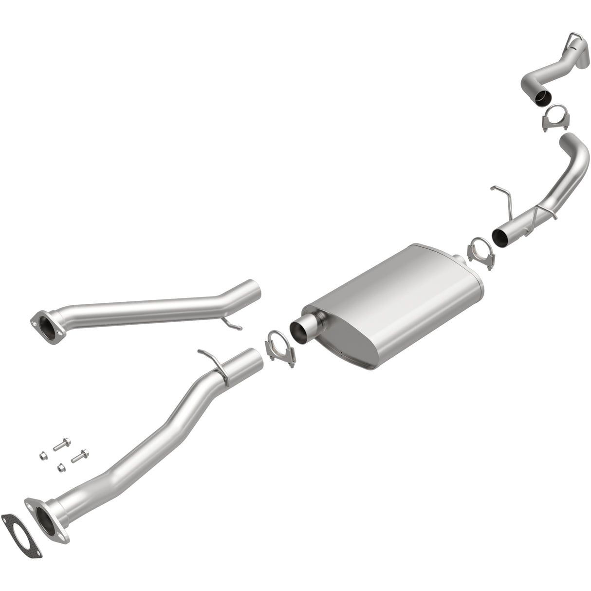 Fits 2000-2004 Chevy S10 Direct-Fit Replacement Exhaust System 106-0512 steel
