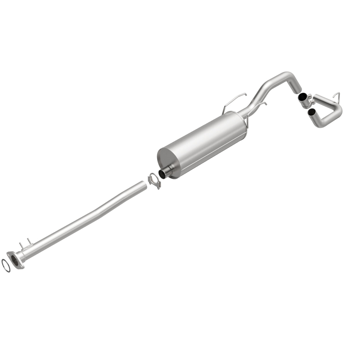 Fits 2000-2004 Toyota Tacoma 2.7L Direct-Fit Replacement Exhaust System 106-0219 aluminized steel