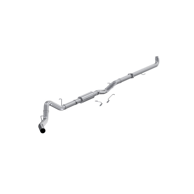 MBRP downpipe-back exhaust system fits 2001-2004 Chevy Silverado 2500 single side exit aluminized steel S6005P 4 inch inlet/outlet