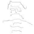 Brake Line for 2001-2004 SUV Jimmy/Blazer/ZR2 models Complete ABS 4WD stainless steel