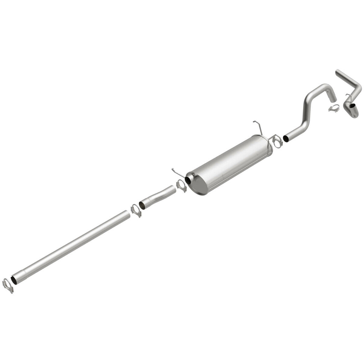 Fits 2001-2004 Ford Direct-Fit Replacement Exhaust System 106-0026 aluminized steel