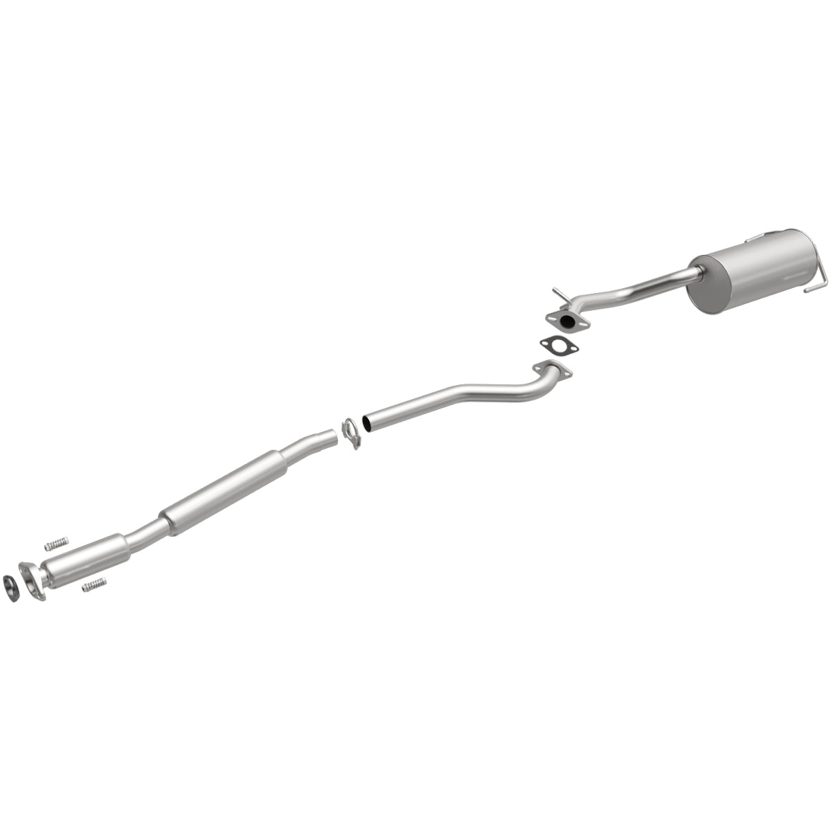 Fits 2001-2004 Subaru Outback 3.0L Direct-Fit Replacement Exhaust 106-0428 aluminized steel