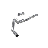 MBRP cat-back exhaust system fits 2001-2005 Chevy Silverado 3500 single side exit aluminized steel S6000AL 4 inch inlet/outlet