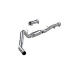 MBRP cat-back exhaust system fits 2001-2005 Chevy Silverado 3500 single side exit aluminized steel S6000P 4 inch inlet/outlet