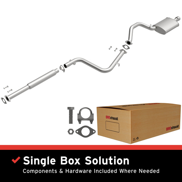 Fits 2001-2005 Mitsubishi Eclipse Direct-Fit Replacement Exhaust System 106-0622 aluminized steel