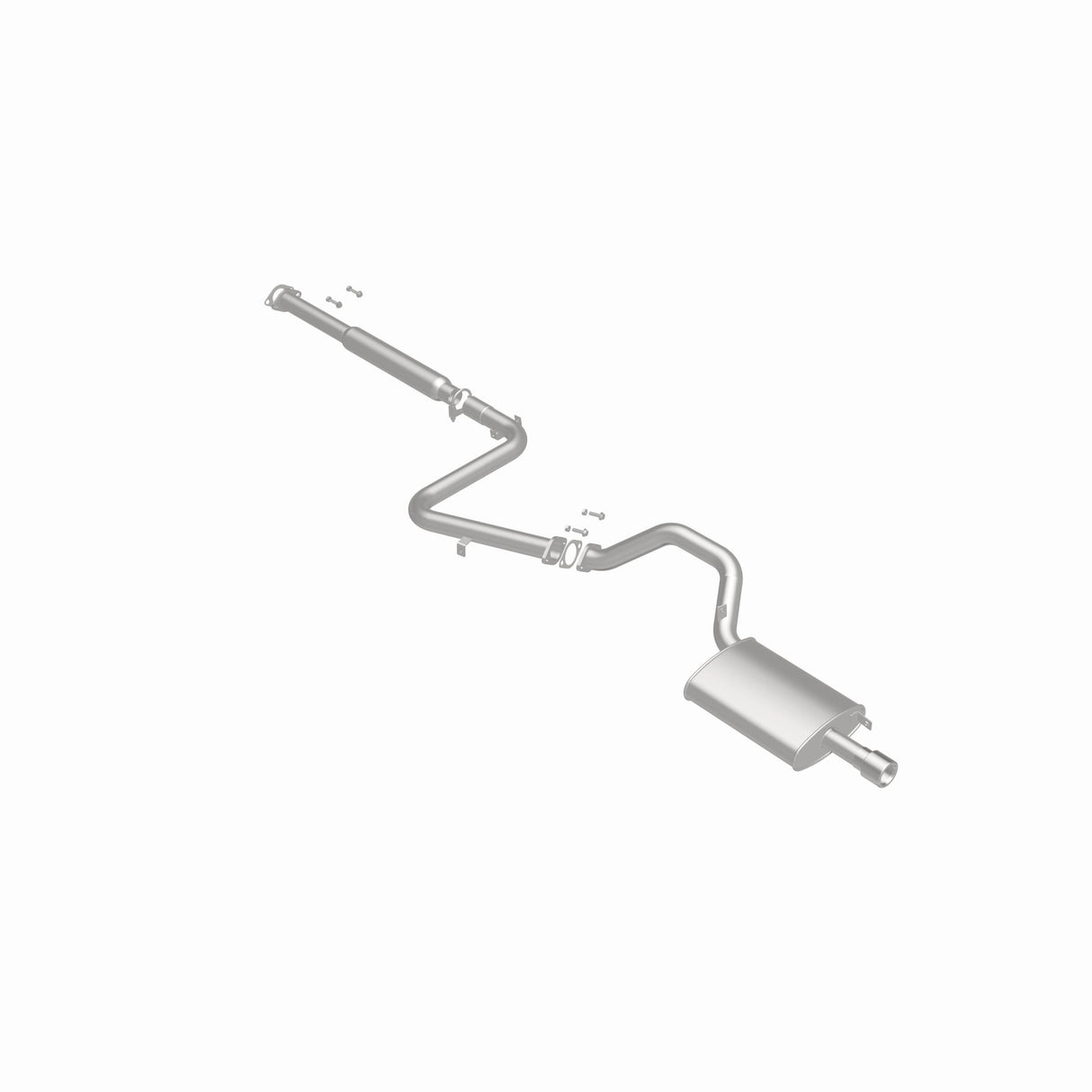 Fits 2001-2005 Mitsubishi Eclipse Direct-Fit Replacement Exhaust System 106-0622 aluminized steel