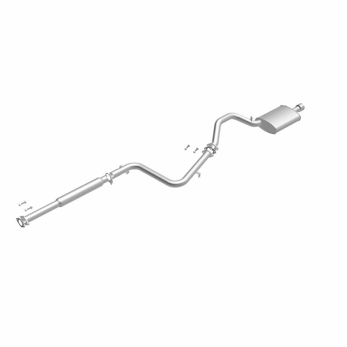 Fits 2001-2005 Mitsubishi Eclipse Direct-Fit Replacement Exhaust System 106-0622 aluminized steel