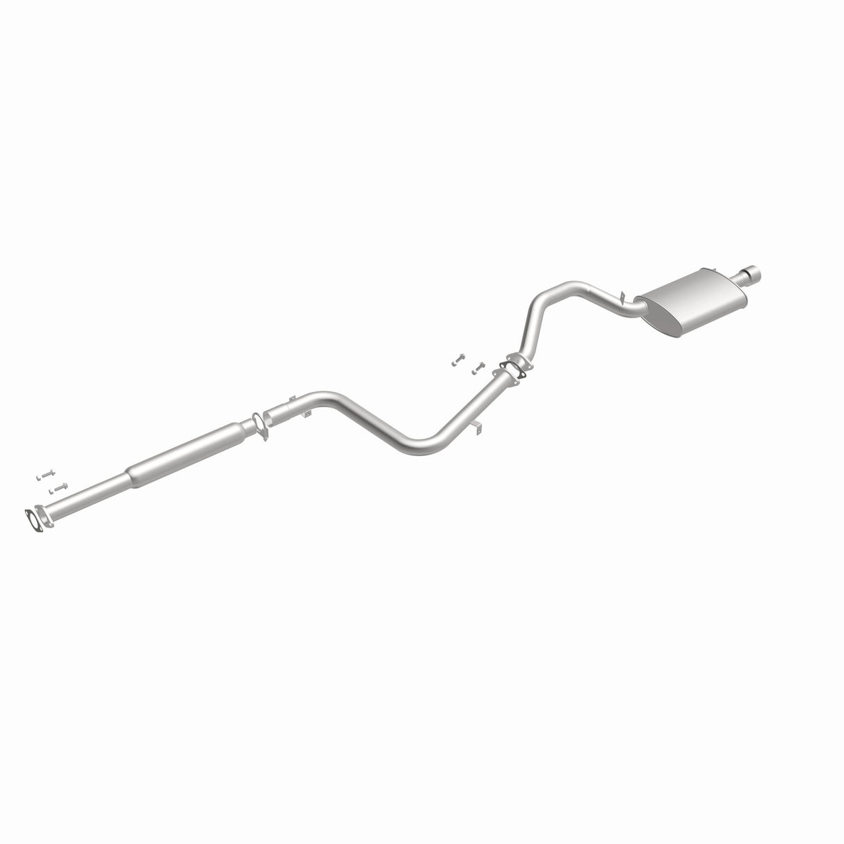 Fits 2001-2005 Mitsubishi Eclipse Direct-Fit Replacement Exhaust System 106-0622 aluminized steel