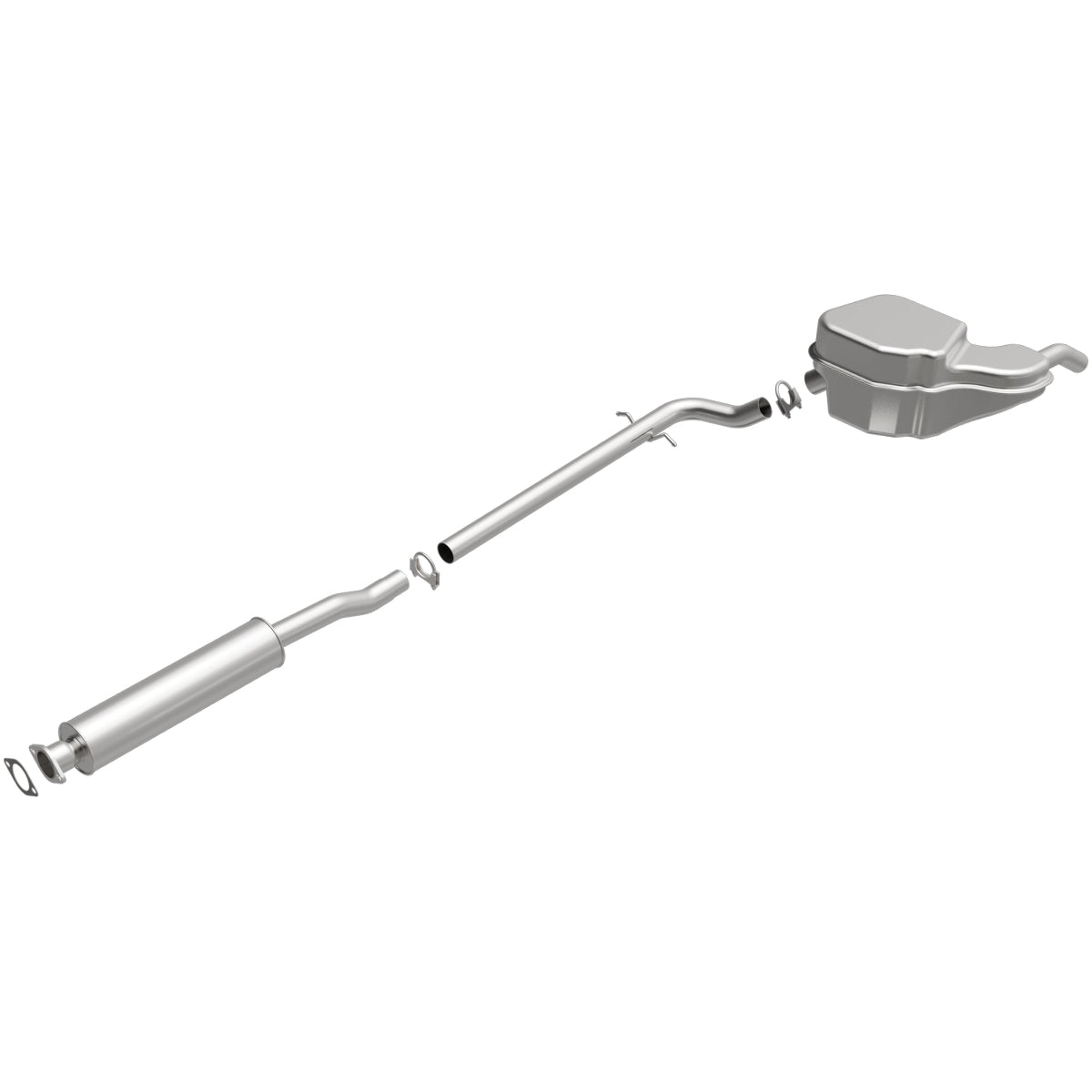 Fits 2001-2007 Volvo V70 Direct-Fit Replacement Exhaust System 106-0150 aluminized steel