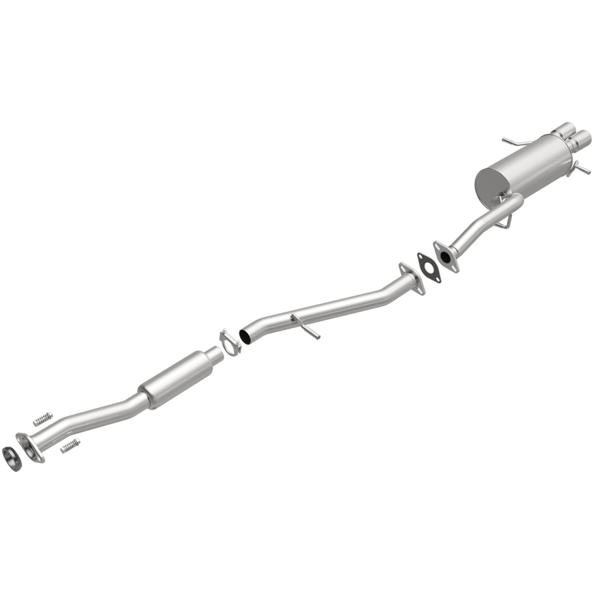Fits 2002-2004 Subaru Impreza 2.0L Direct-Fit Replacement Exhaust 106-0233 stainless steel