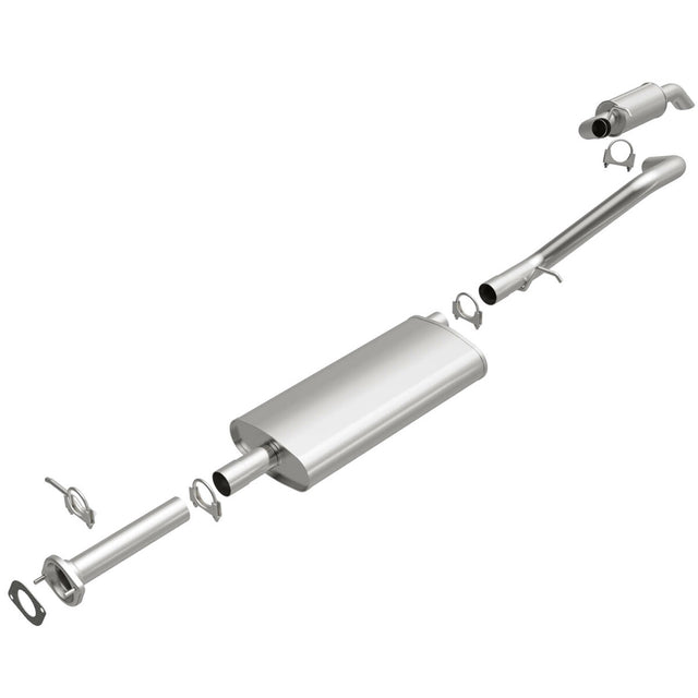 Fits 2002-2005 Chevy Trailblazer EXT Direct-Fit Replacement Exhaust 106-0738 steel