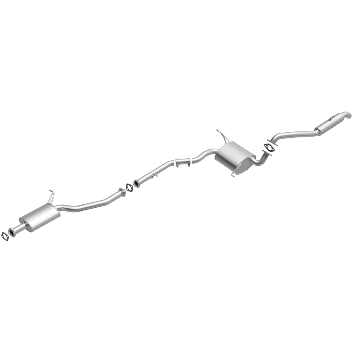 Fits 2002-2005 Kia Sedona 3.5L Direct-Fit Replacement Exhaust System 106-0414 aluminized steel
